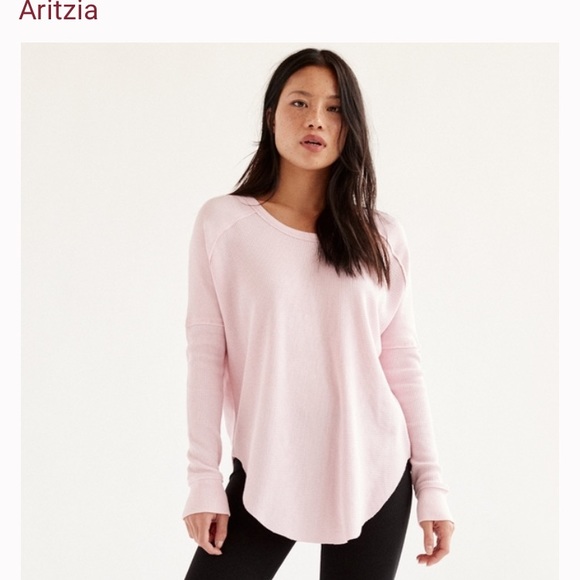 Aritzia Tops - 🦋Aritzia🦋 TNA Pink Alder Longsleeve